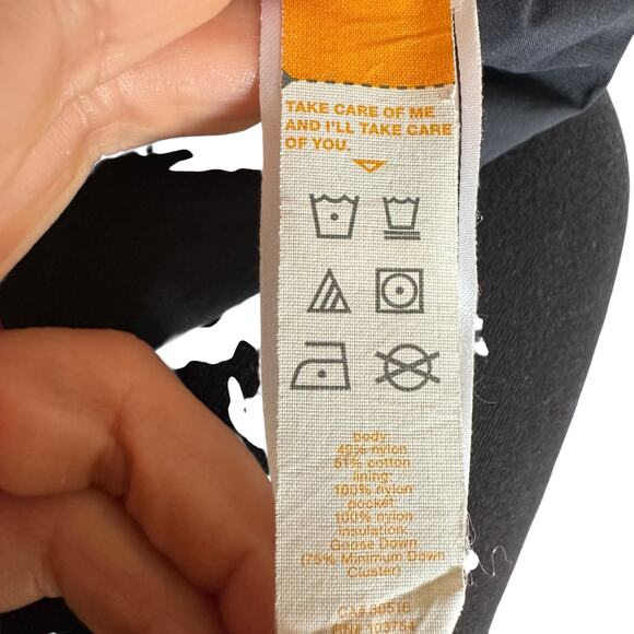 LUCY Asymmetric Down Fill Puffer Vest Jacket Women's Size Medium Classic Black - Picture 7 of 7